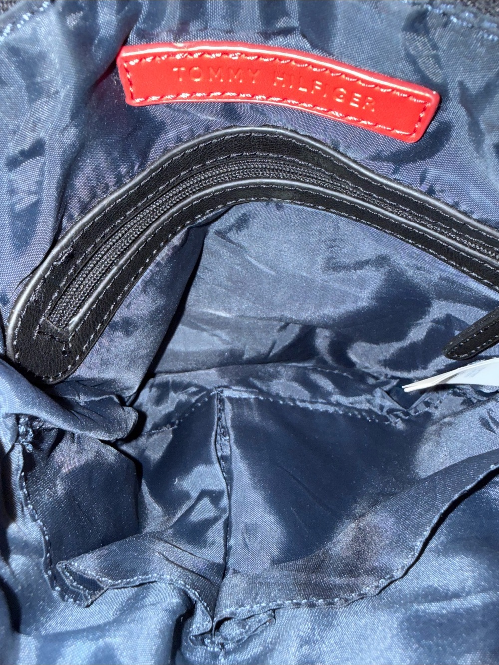 Tommy Hilfiger Black Quilted Crossbody Bag with Gold Accent - Picture 5 of 12